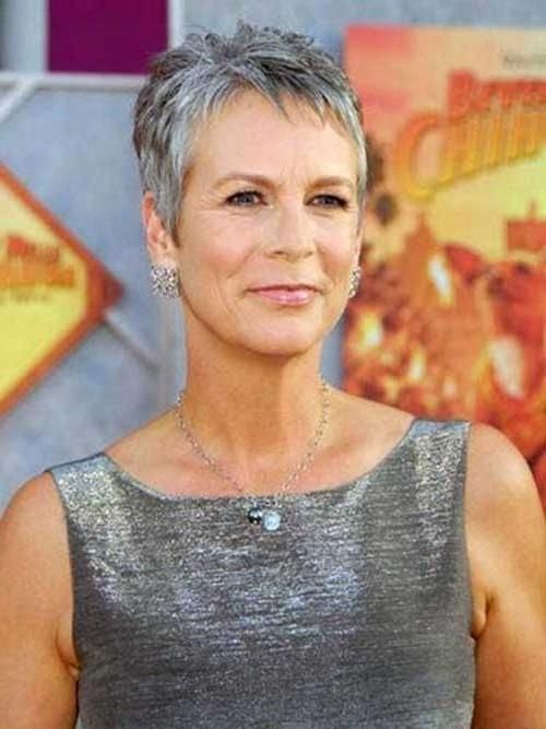 Photo Gallery Of Short Haircuts For Grey Hair (viewing 18 Of 20 In Trendy Gray Hair Pixie Haircuts (View 15 of 20)