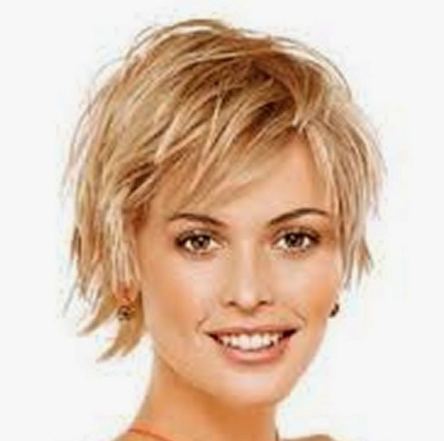 Ideas Of Shaggy Short Hairstyles For Round Faces