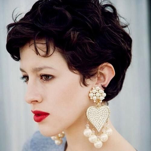 Preferred Pixie Haircuts Accessories Pertaining To 50 Best Curly Pixie Cut Ideas That Flatter Your Face Shape (View 12 of 20)