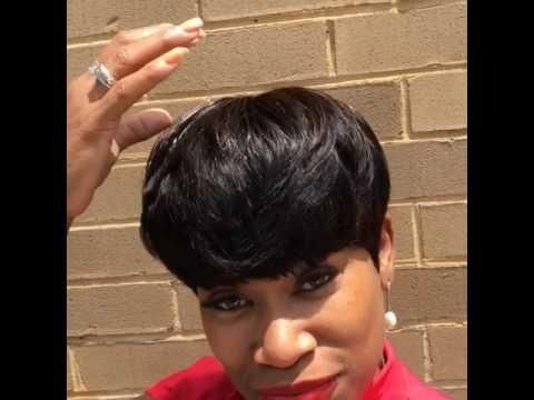 Quick Weave Pixie Cut – Youtube Regarding Widely Used Pixie Haircuts With Weave (View 9 of 20)