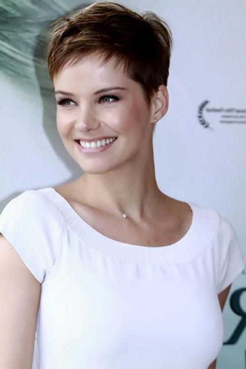 Short Hairstyles 2016 – 2017 Within Current Actress Pixie Haircuts (View 10 of 20)
