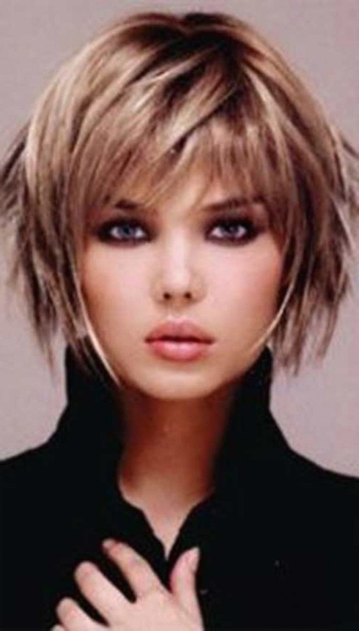 Short Hairstyles : Awesome Short Shaggy Hairstyles For Round Faces Pertaining To Most Popular Shaggy Short Hairstyles For Round Faces (View 9 of 15)