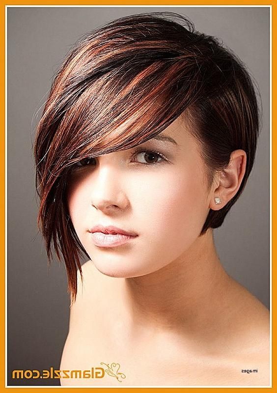 Short Hairstyles Womens Short Hairstyles With Long Fringe Unique Pertaining To 2017 Long Hair Pixie Haircuts (View 10 of 20)