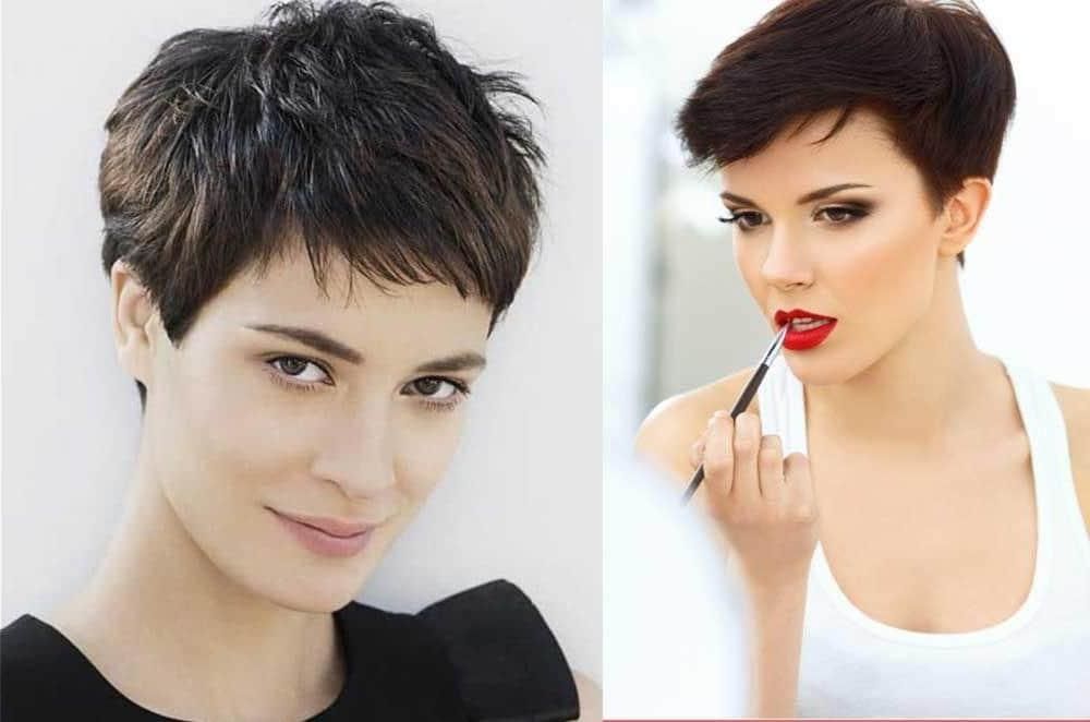 Short Pixie Haircuts 2017 – Short And Cuts Hairstyles Regarding Trendy Pixie Haircuts (View 18 of 20)