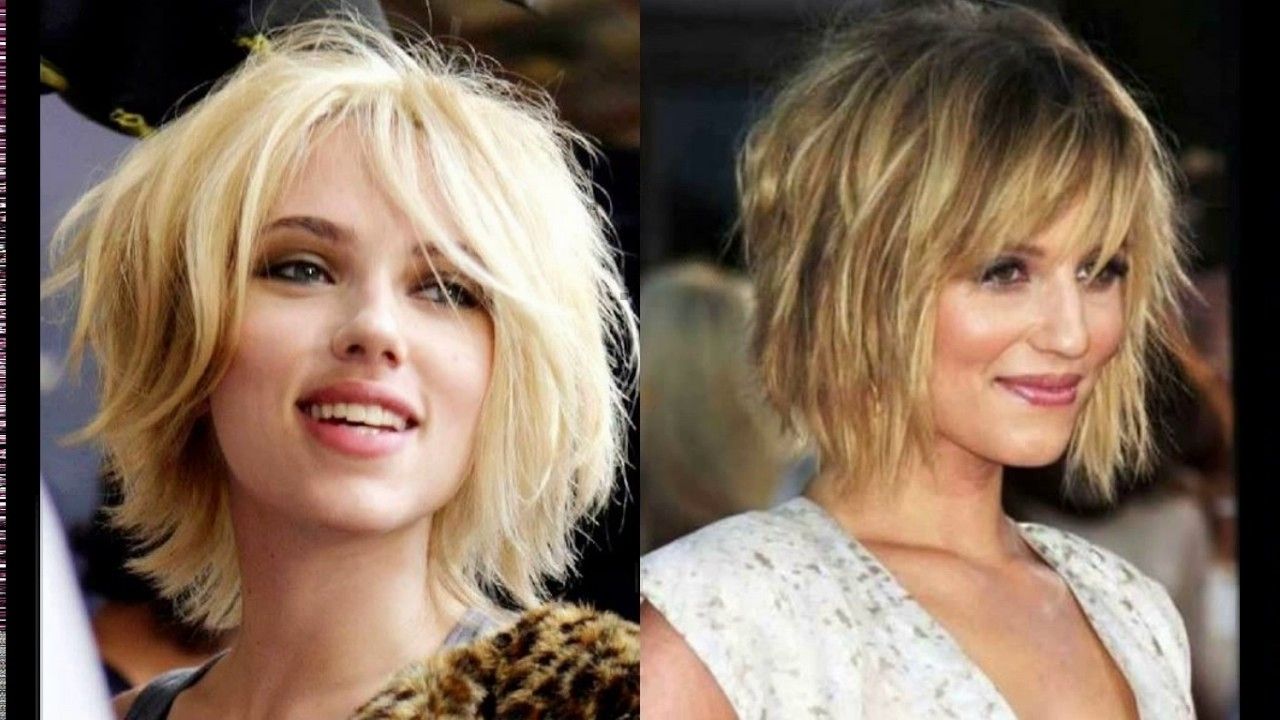 Short Shaggy Bob Haircuts – Youtube With 2017 Shaggy Bob Hairstyles With Fringe (View 2 of 15)