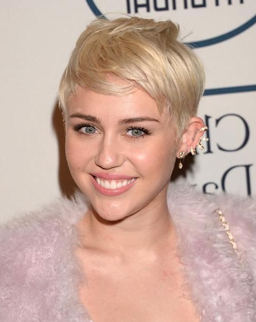 Subtle Blonde Pixie Hairstyles – Page 2 – Haircuts And Hairstyles With Preferred Miley Cyrus Pixie Haircuts (View 13 of 20)