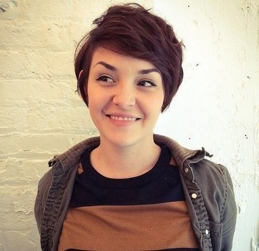 Trendy Cute Pixie Haircuts For Round Faces In Best 25+ Pixie Cut For Round Faces Ideas On Pinterest (View 18 of 20)