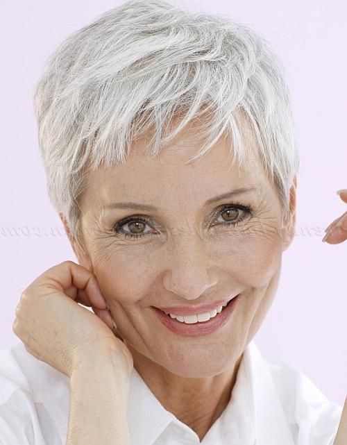 Trendy Throughout Recent Gray Hair Pixie Haircuts (View 1 of 20)