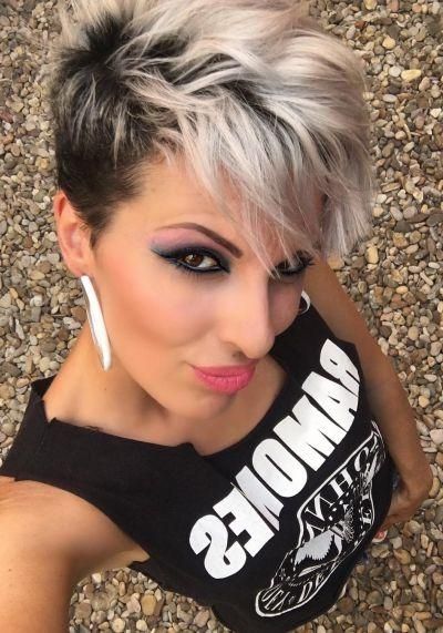 Well Known Rock Pixie Haircuts Regarding Pixie Haircut Grey Hair (Gallery 19 of 20)