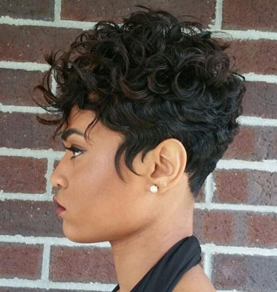 Well Known Short Pixie Haircuts For Curly Hair Regarding 20 Lovely Wavy & Curly Pixie Styles: Short Hair – Popular Haircuts (View 11 of 20)