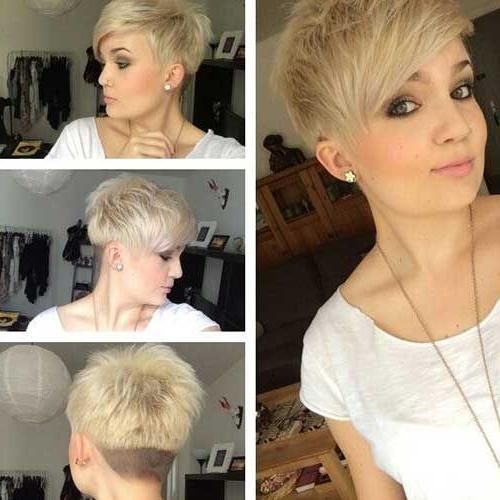 Well Liked Shaved Pixie Haircuts Throughout Short Layered Pixie Haircut With Undercut Pictures, Photos, And (View 7 of 20)