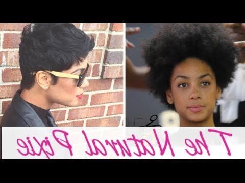 Widely Used Pixie Haircuts For Natural Hair In Creating The Natural Hair Pixie Cut – Youtube (View 5 of 20)