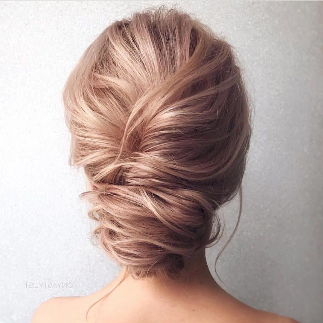 10 Updos For Medium Length Hair From Top Salon Stylists, 2018 Prom Updo Throughout Loose Updo Hairstyles For Medium Length Hair (View 6 of 15)