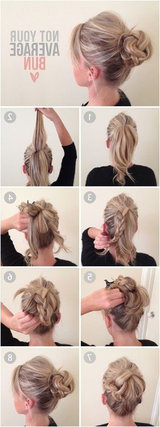 10 Ways To Make Cute Everyday Hairstyles: Long Hair Tutorials Regarding Everyday Updos For Short Hair (View 1 of 15)