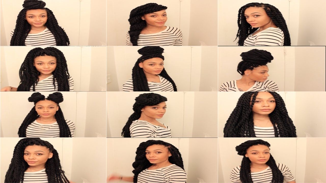 13 Easy Havana/marley Twists Hairstyles || Thenotoriouskia – Youtube In Marley Twist Updo Hairstyles (View 15 of 15)