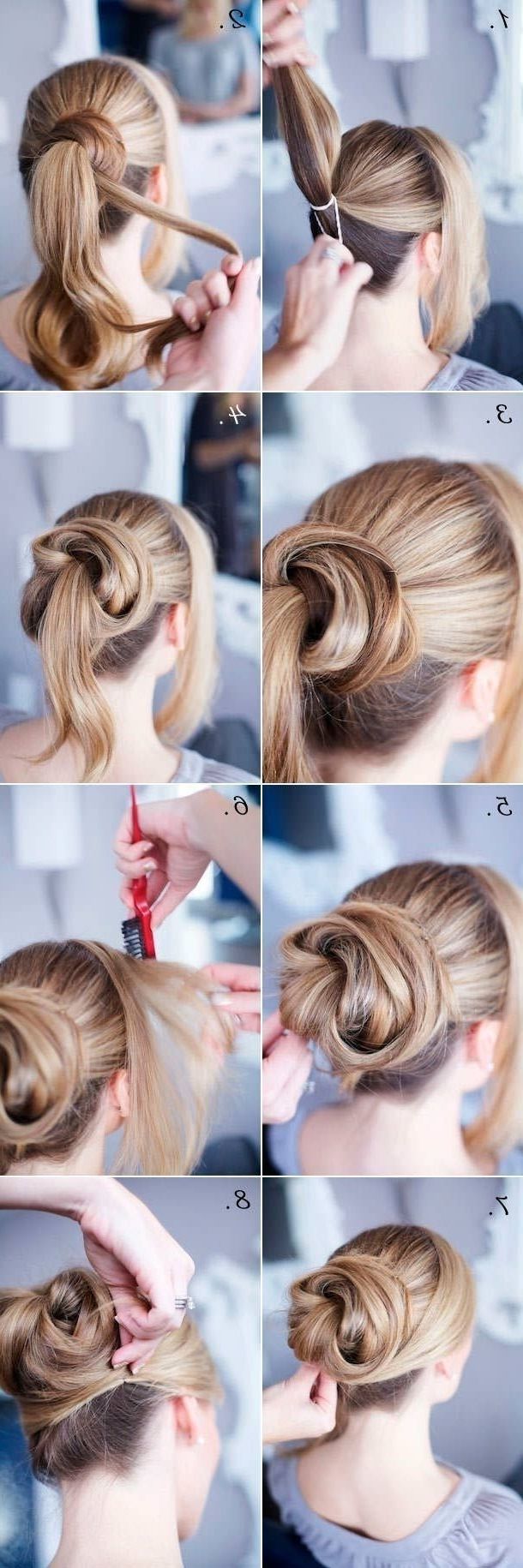 14 Easy Stepstep Updo Hairstyles Tutorials – Pretty Designs Inside Updo Hairstyles For Long Hair Tutorial (View 1 of 15)