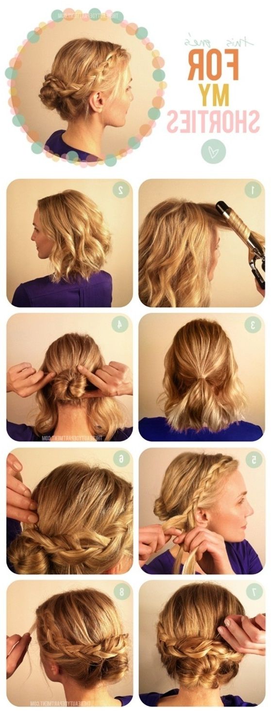 15 Braided Updo Hairstyles Tutorials – Pretty Designs Pertaining To Easiest Updo Hairstyles For Long Hair (View 7 of 15)
