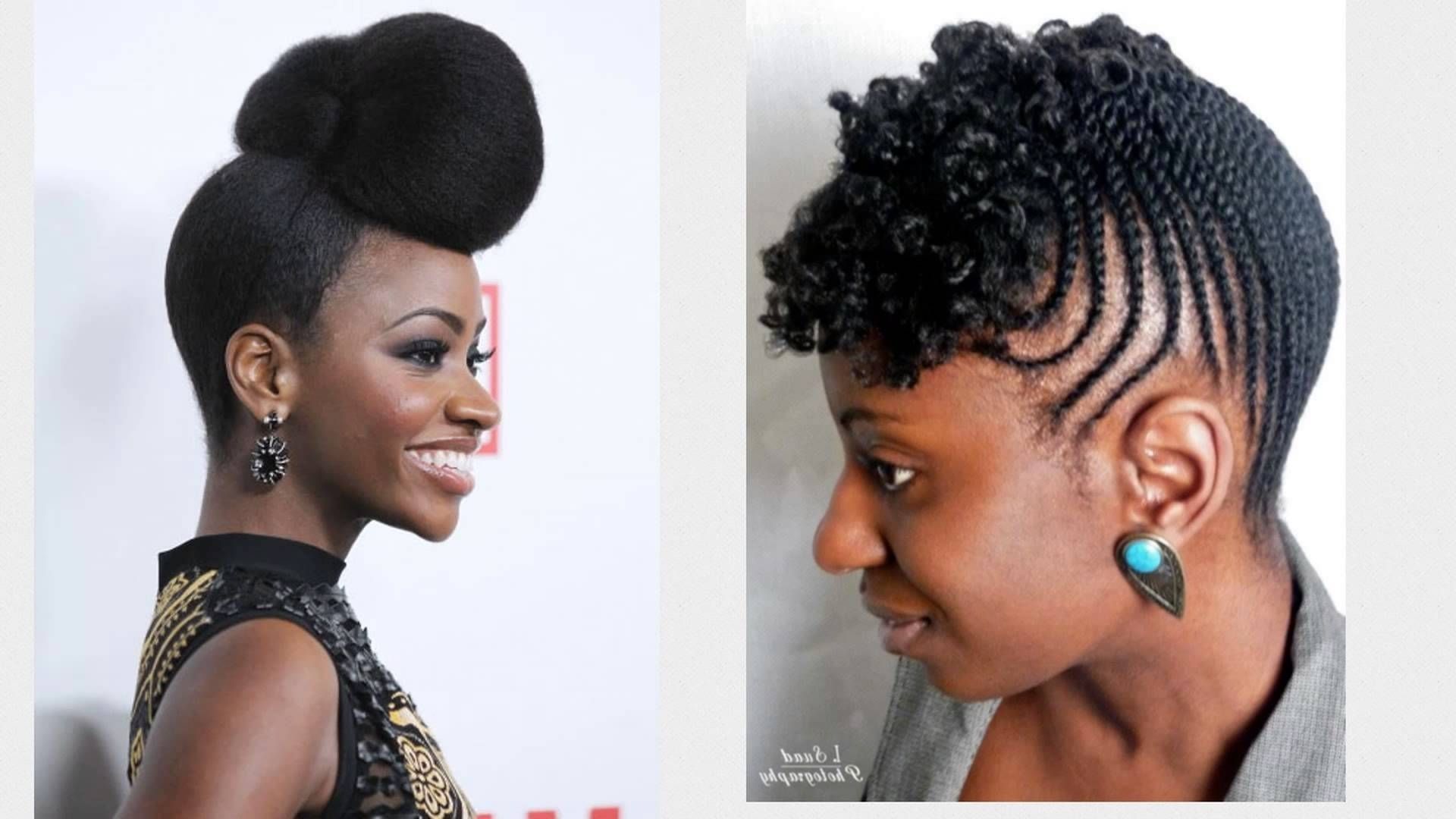 20 Easy And Awesome Updos For Black Women – Youtube With Updo Hairstyles For Black Women With Natural Hair (View 1 of 15)