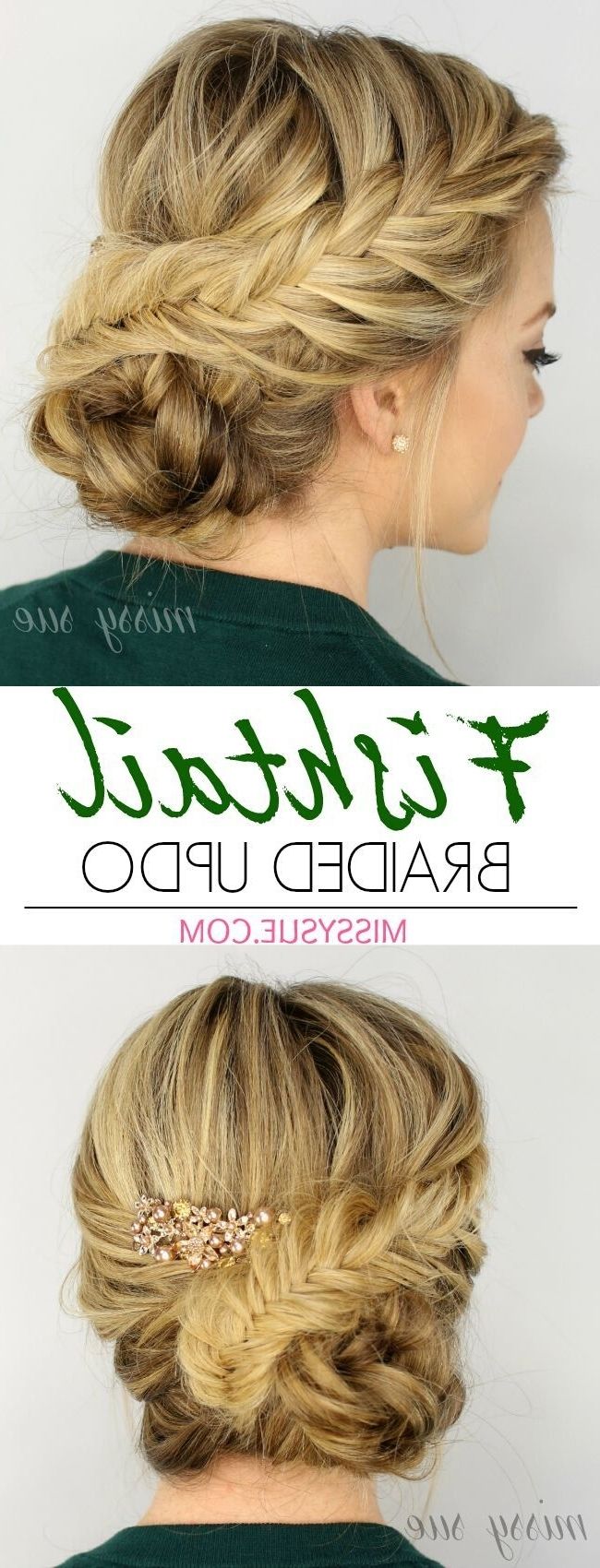 20 Exciting New Intricate Braid Updo Hairstyles – Popular Haircuts Throughout Pretty Updo Hairstyles (View 12 of 15)