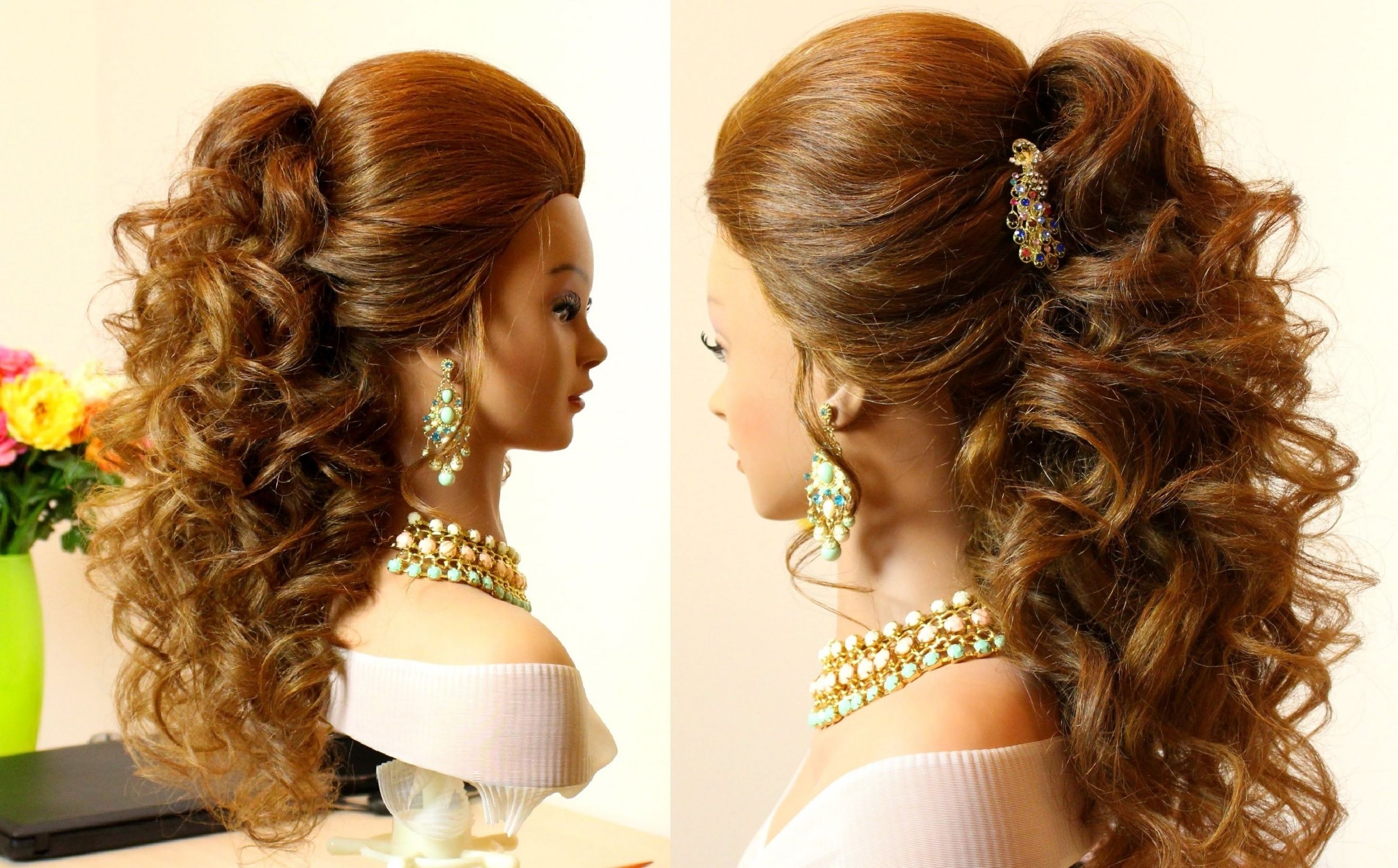 20 Wedding Updos For Long Curly Hair, Long Hairstyles For Weddings With Regard To Long Curly Hair Updo Hairstyles (View 1 of 15)