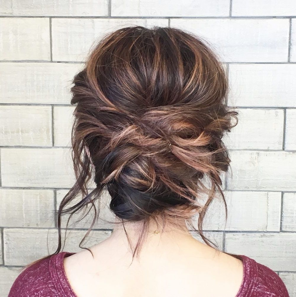 33 Breathtaking Loose Updos That Are Trendy For 2018 Pertaining To Loose Updo Hairstyles For Medium Length Hair (View 13 of 15)