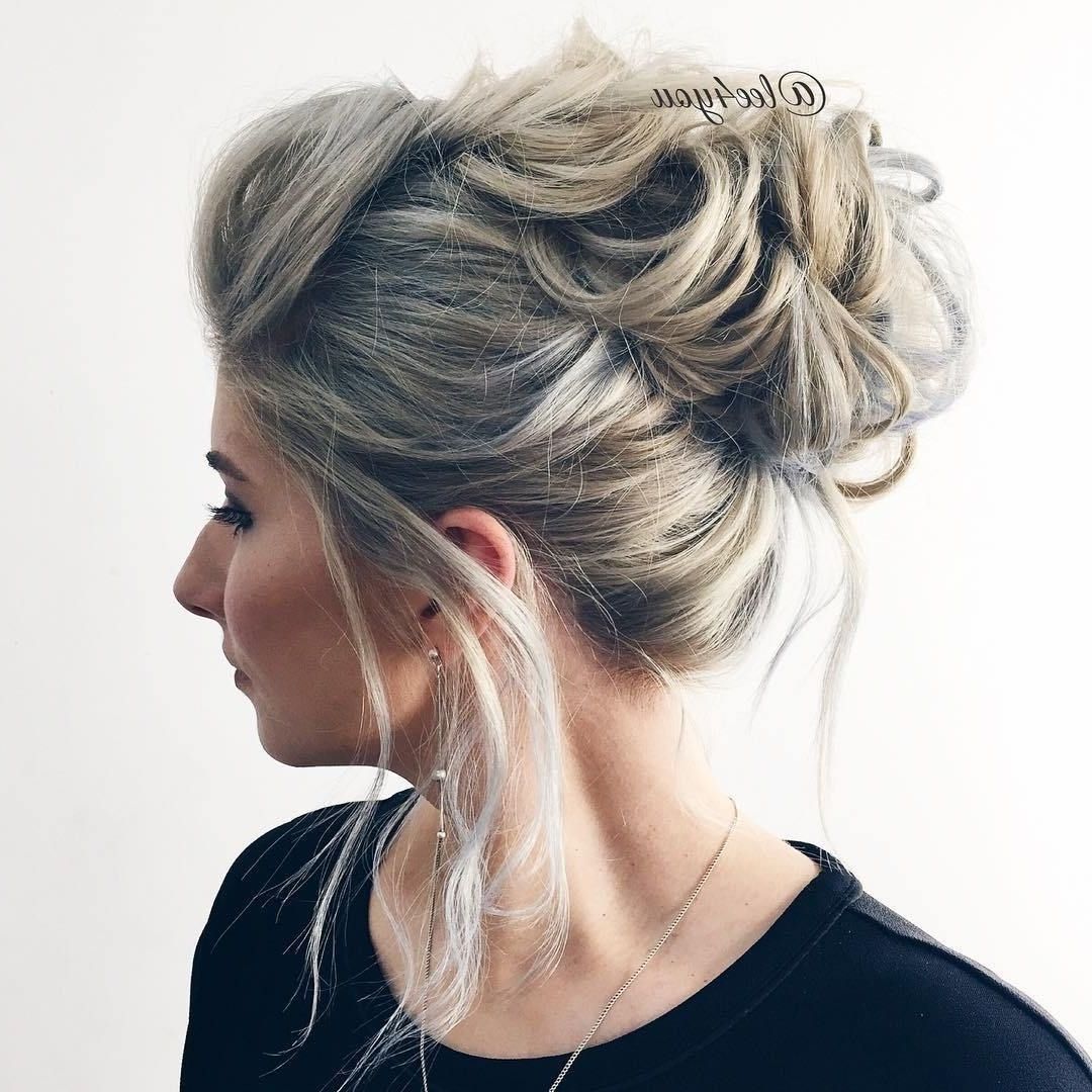 40 Picture Perfect Hairstyles For Long Thin Hair | Messy Updo, Updo Regarding Updos For Long Thin Hair (View 1 of 15)