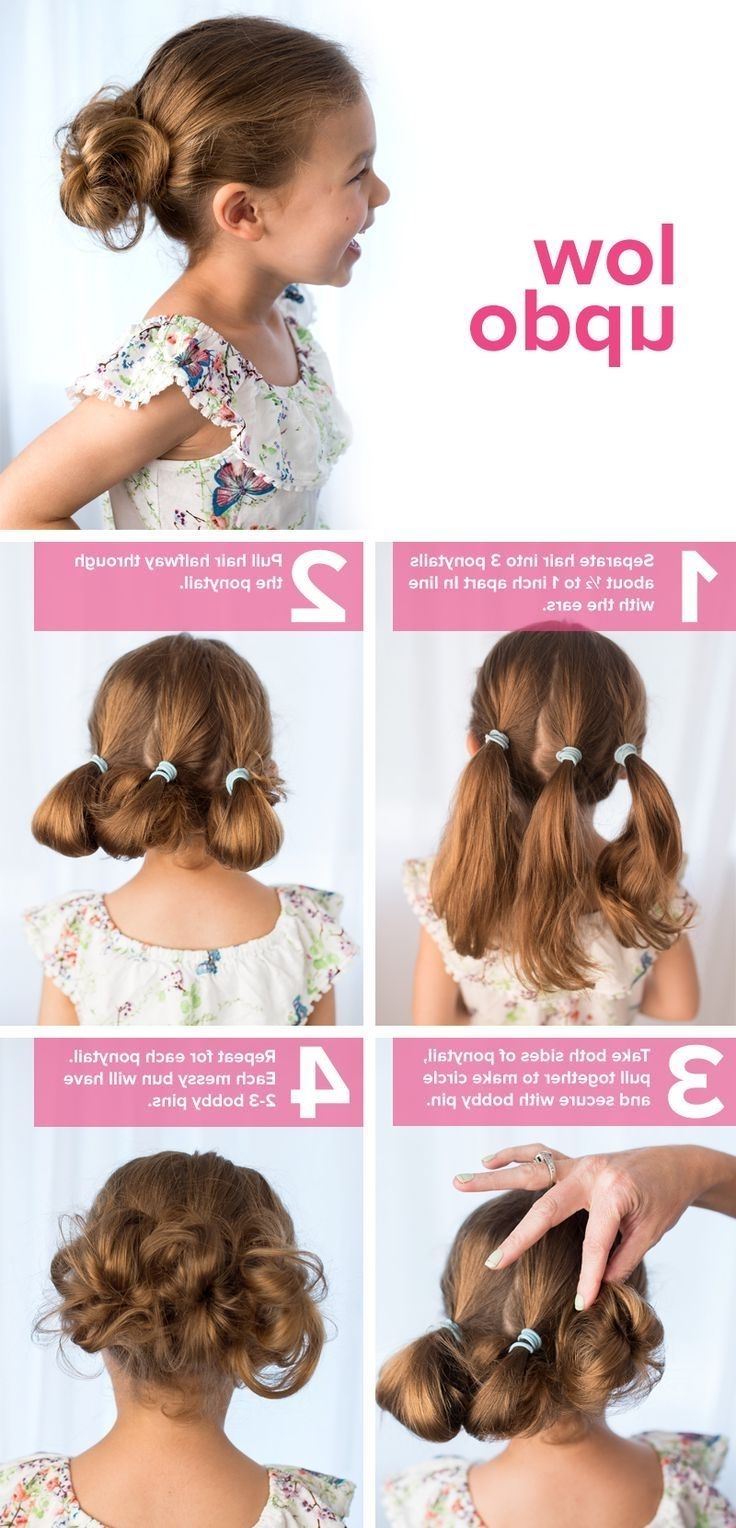 5 Fast, Easy, Cute Hairstyles For Girls | Low Updo, Updo And Short Hair Inside Cute And Easy Updos For Medium Length Hair (View 11 of 15)