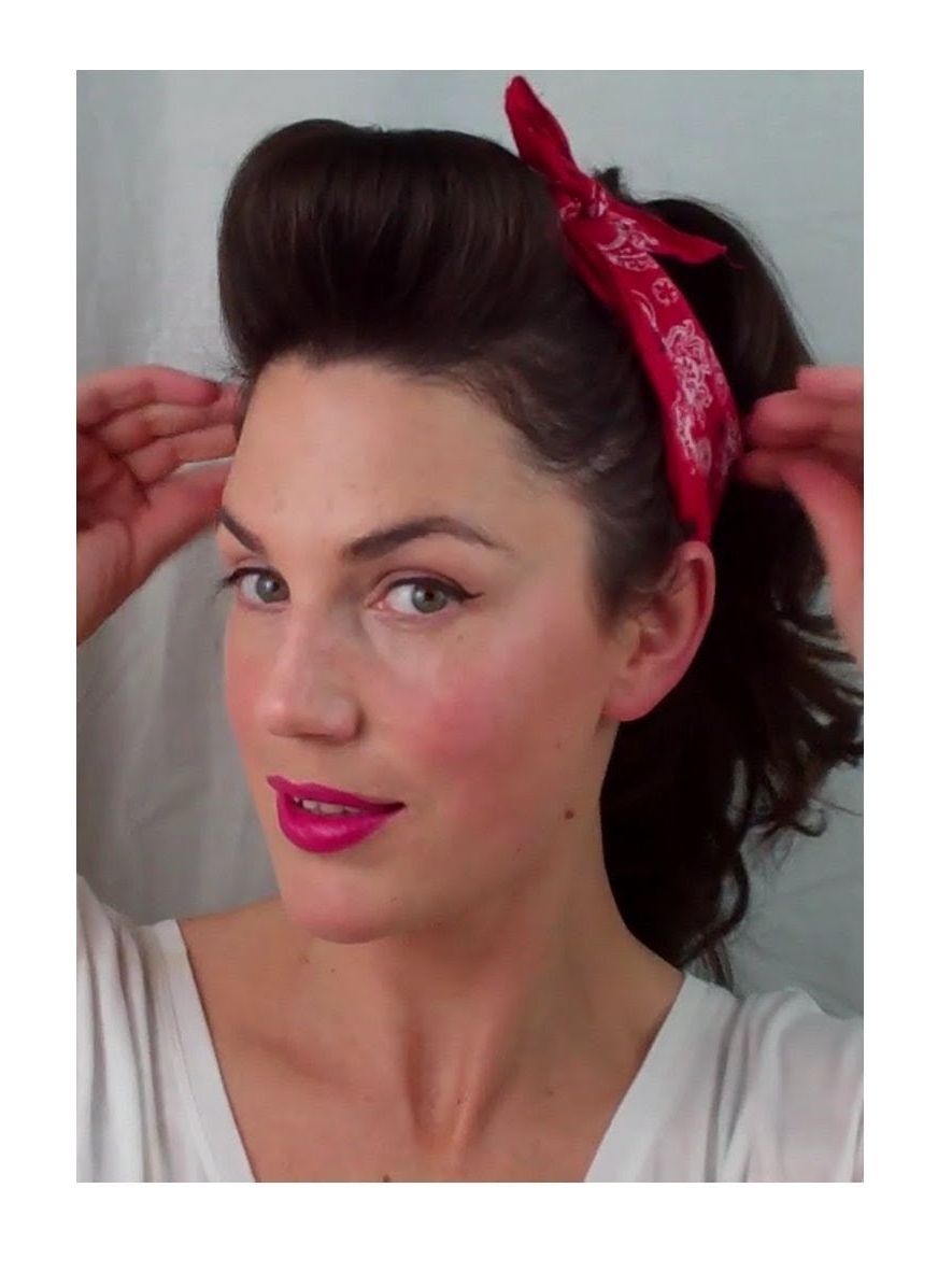 6 Pin Up Looks For Beginners ( Quick And Easy Vintage/ Retro Inside 50s Updo Hairstyles For Long Hair (View 7 of 15)