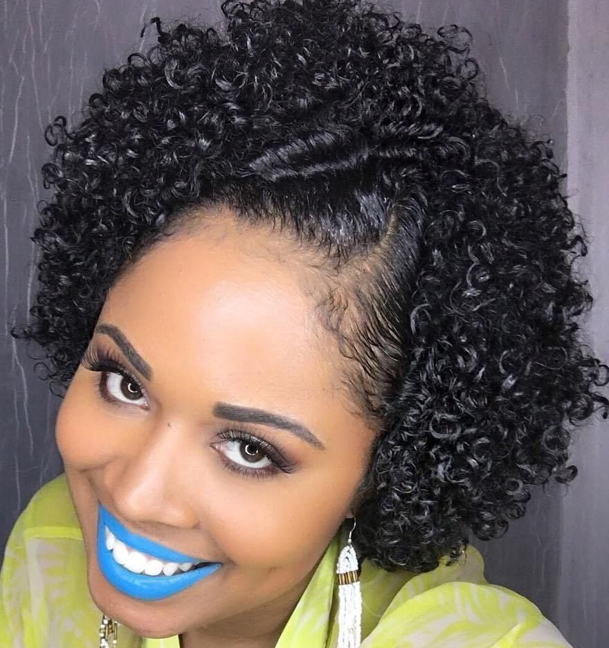 75 Most Inspiring Natural Hairstyles For Short Hair In 2018 Within Natural Curly Updos For Black Hair (View 3 of 15)