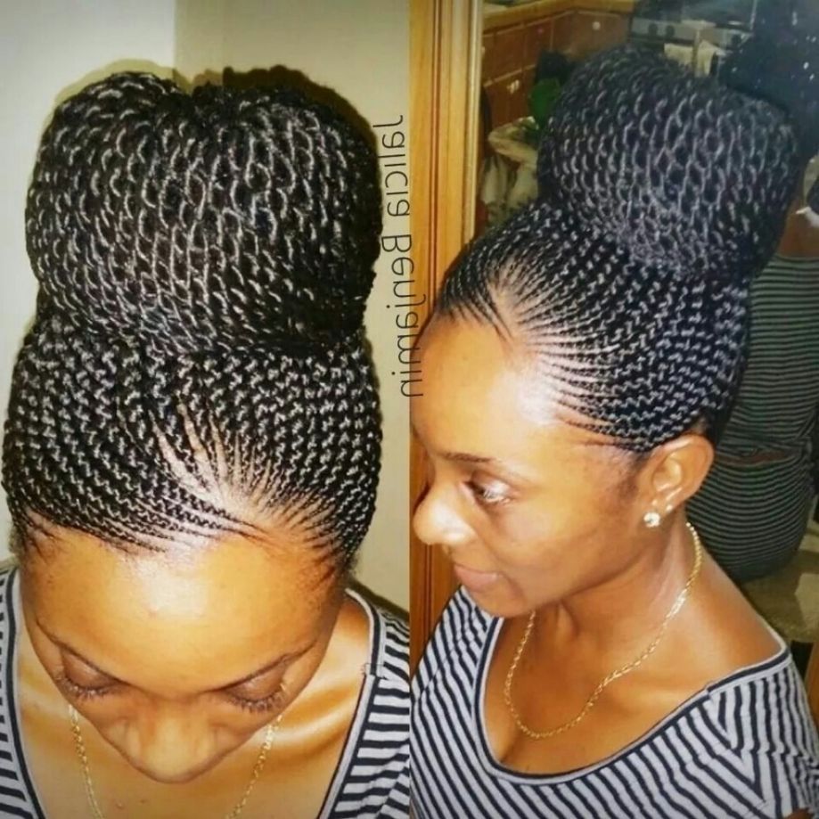 African Braids Updo Hairstyles 1000 Images About Hair On Pinterest Throughout Cornrow Updo Hairstyles (View 4 of 15)