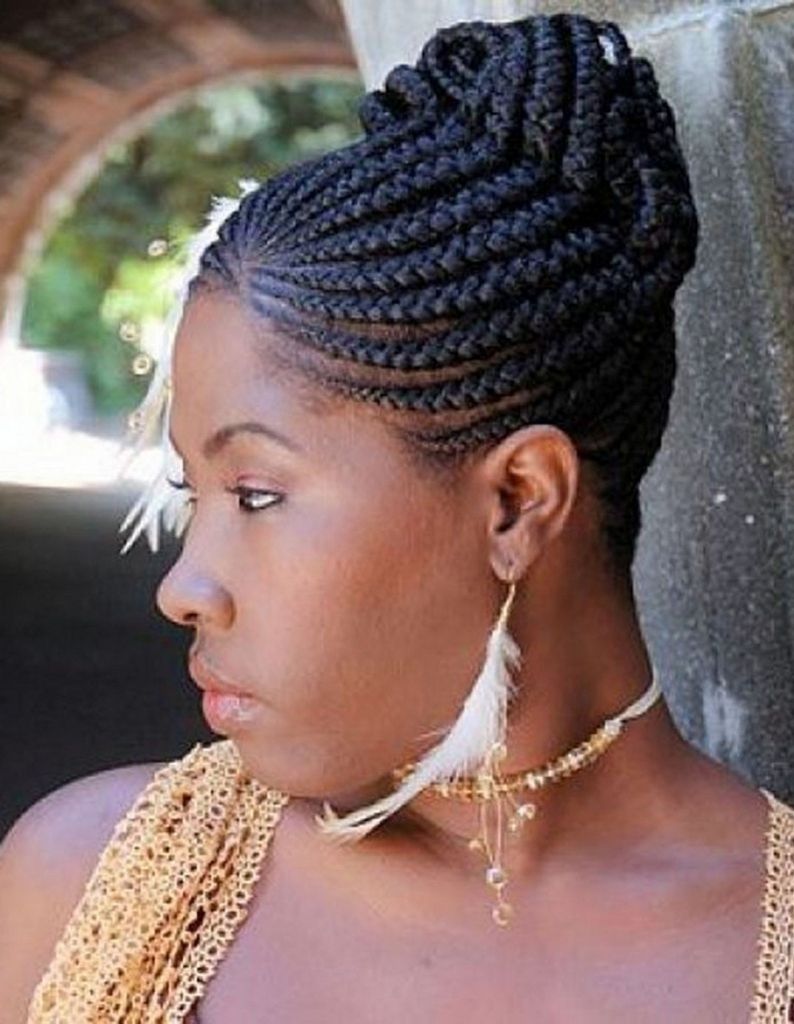 African Braids Updo Hairstyles Black Updo Braided Hairstyles Black Regarding African Braids Updo Hairstyles (View 8 of 15)