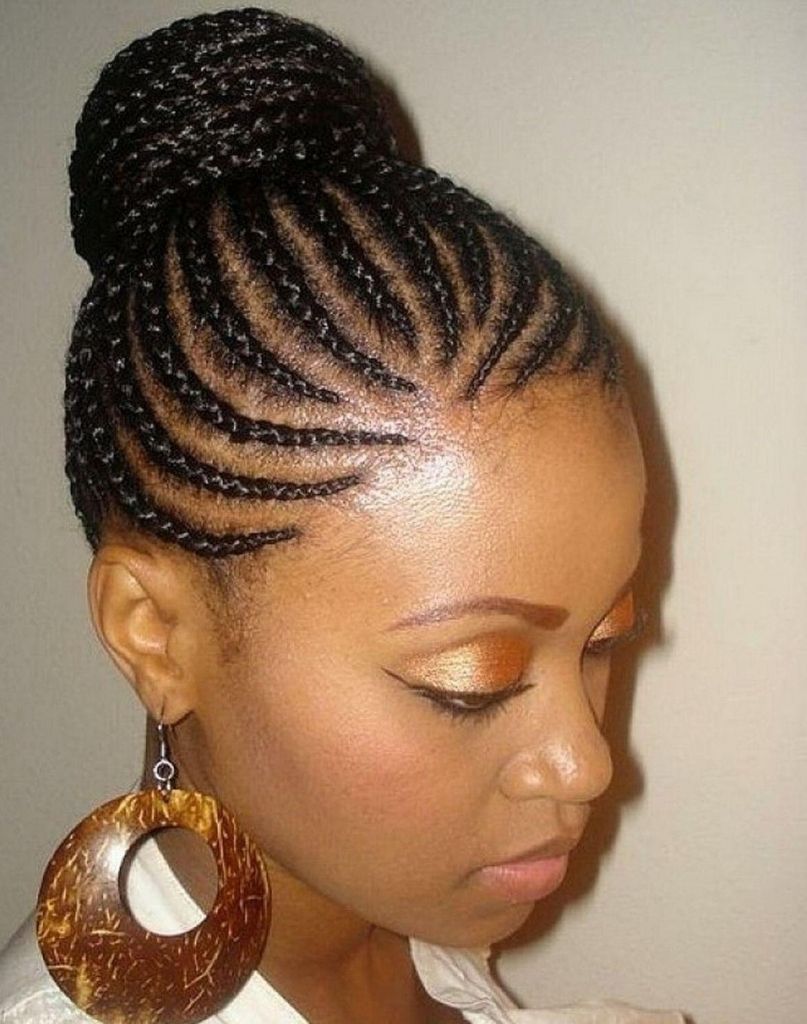 African Updo Hairstyles African Braid Updo Hairstyles Hairstyle Inside African Braid Updo Hairstyles (View 4 of 15)