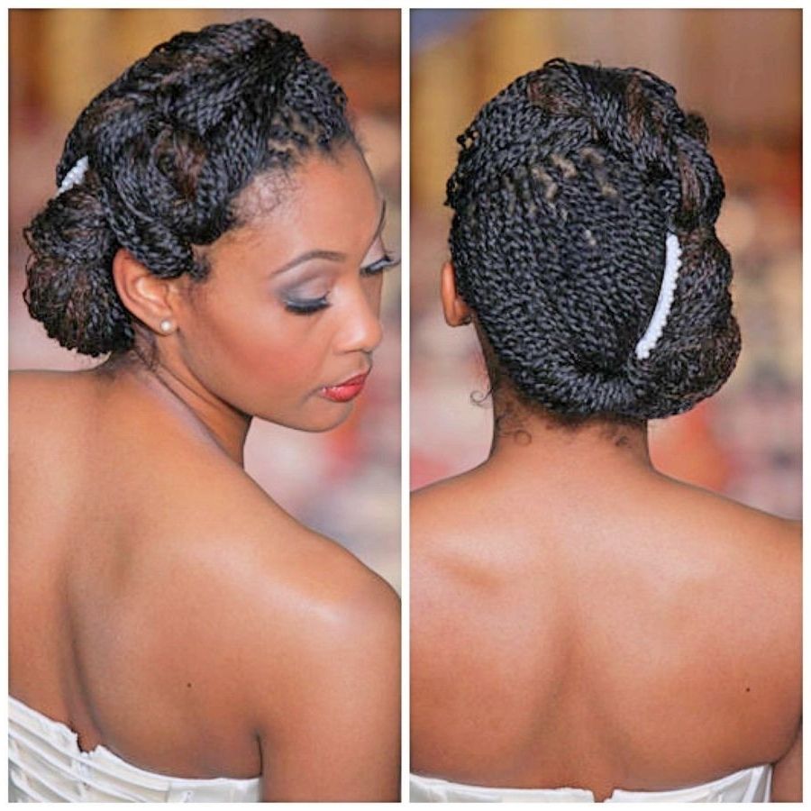 Black Braided Wedding Hairstyles Black Braided Updo Hairstyles Inside Updo Hairstyles For Black Hair Weddings (View 15 of 15)