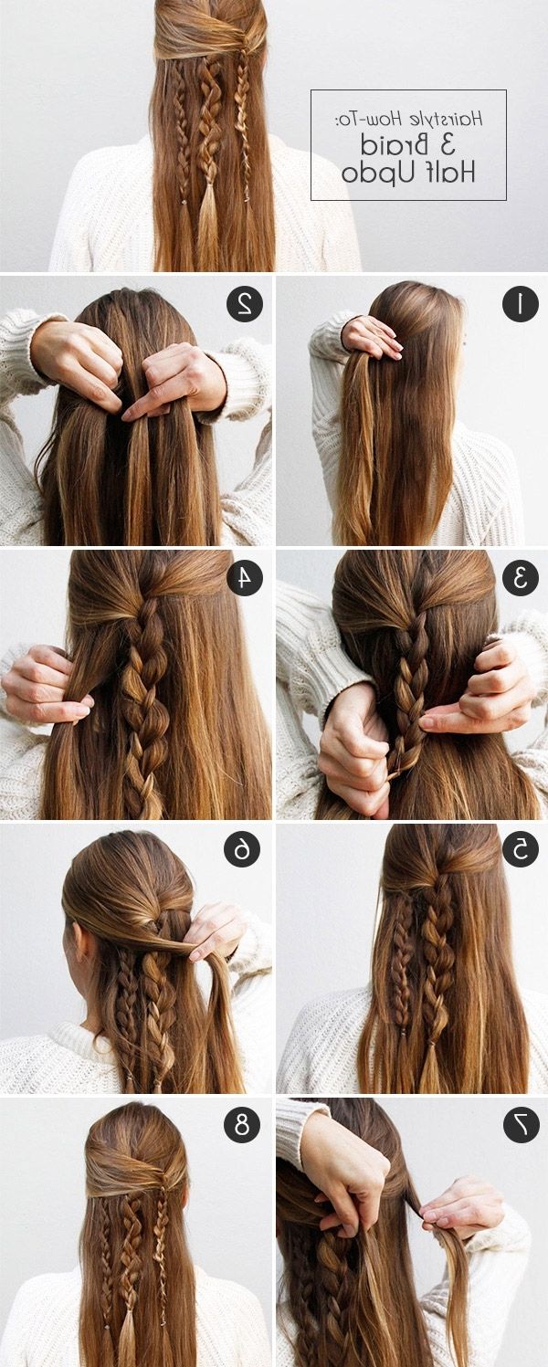 Boho Braid: How To Create An Effortlessly Chic Half Updo | More With Braided Half Updo Hairstyles (View 12 of 15)