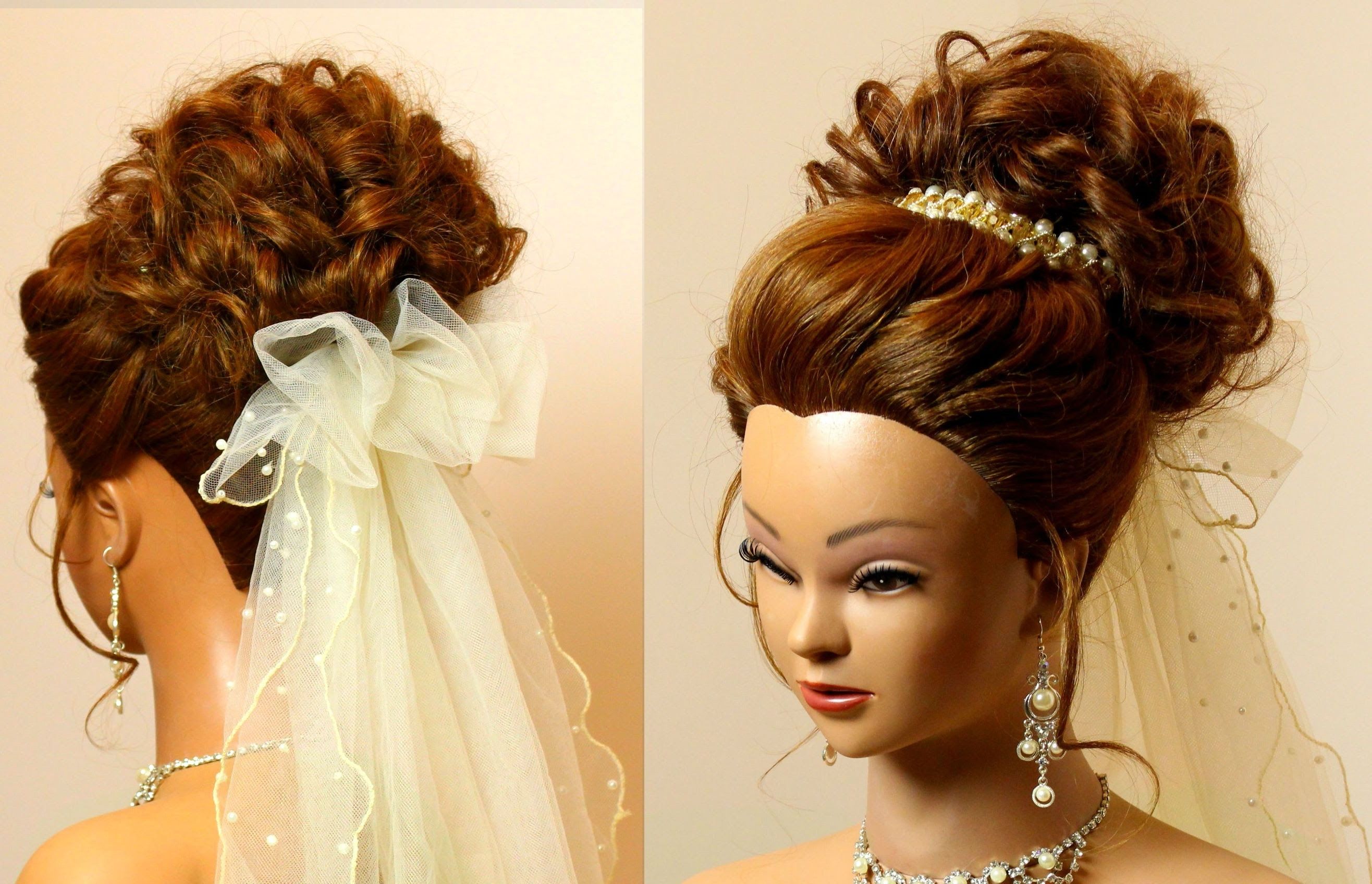 Bridal Hairstyle For Long Medium Hair Tutorial (View 1 of 15)