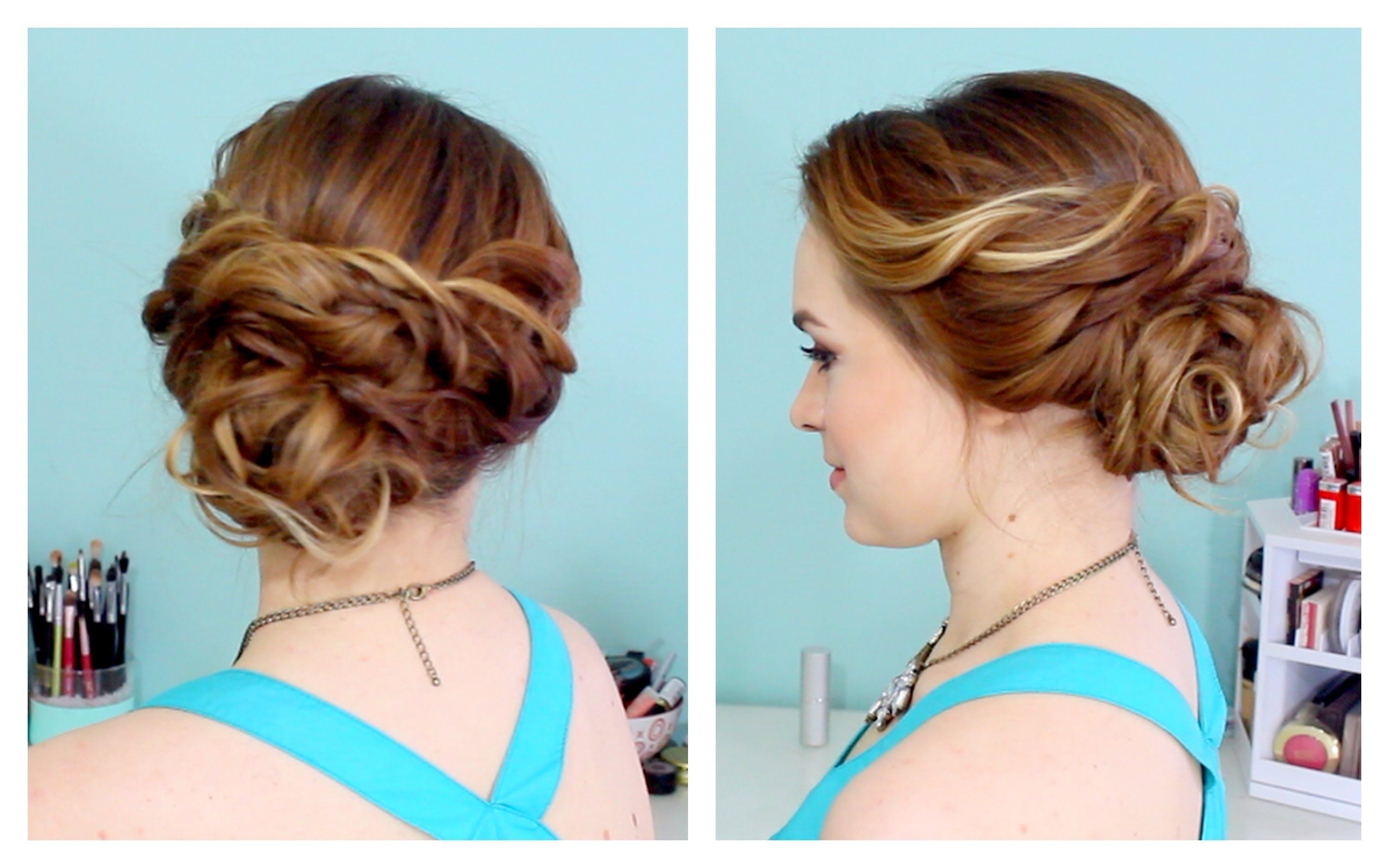 Casual Updo Hairstyles For Medium Length Hair Casual Updo Hairstyles With Regard To Casual Updos For Shoulder Length Hair (View 8 of 15)
