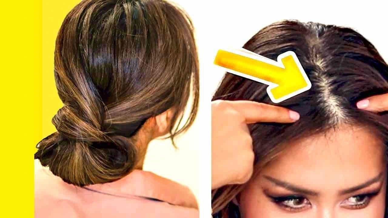 ☆ 2 Minute Elegant Bun For Thin Hair | Easy Updo Hairstyles For For Easy Do It Yourself Updo Hairstyles For Medium Length Hair (View 10 of 15)