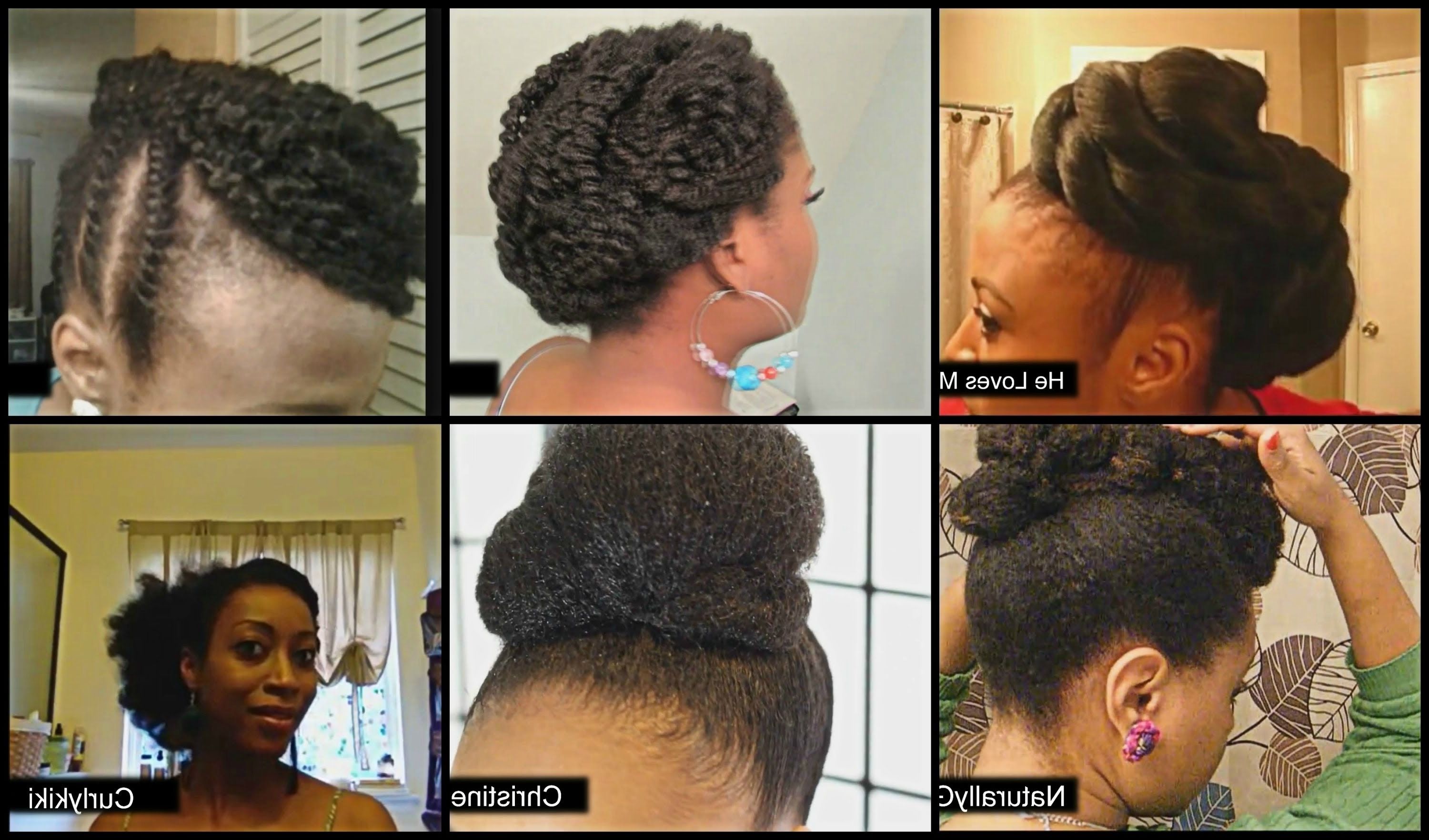 ❤ Natural Hairstyles Lookbook ❤ Fall / Winter Updo Protective For Quick Updo Hairstyles For Natural Black Hair (View 15 of 15)
