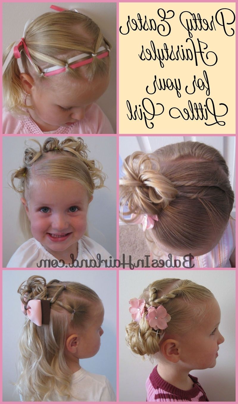 Easter Hairstyles From Babesinhairland #hairstyles #tutorials Intended For Little Girl Updos For Short Hair (View 12 of 15)