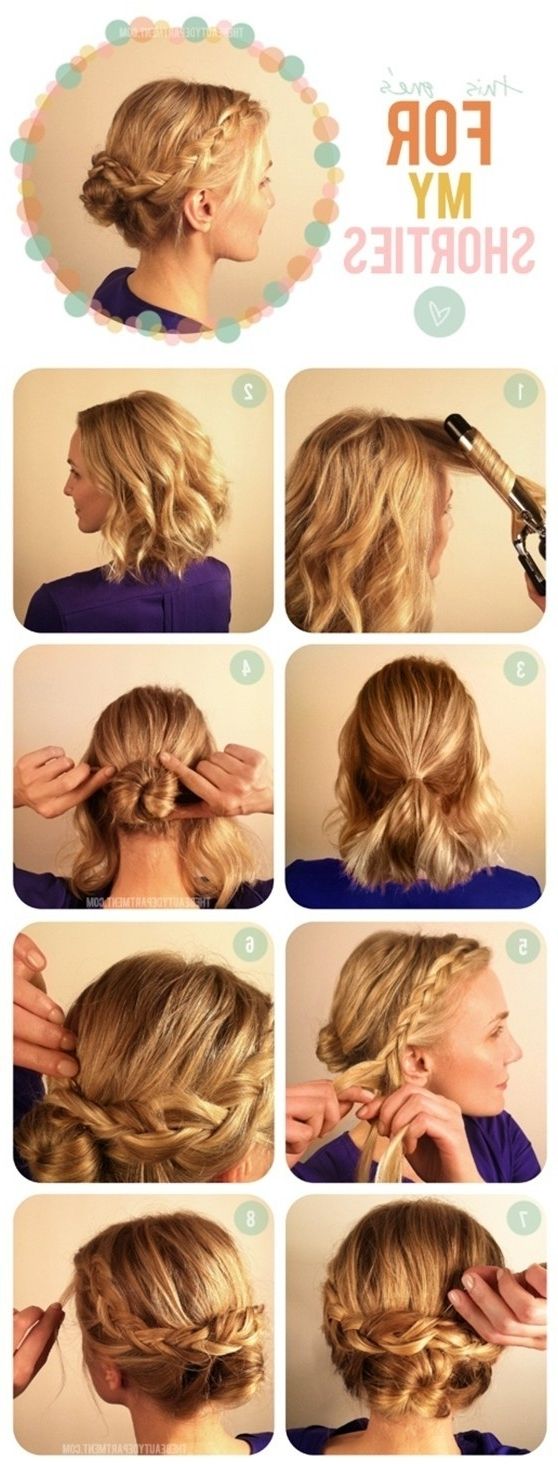 Easy Updo Hairstyles Braided Updo Hairstyles Tutorials Pretty Designs Pertaining To Quick Braided Updo Hairstyles (View 14 of 15)