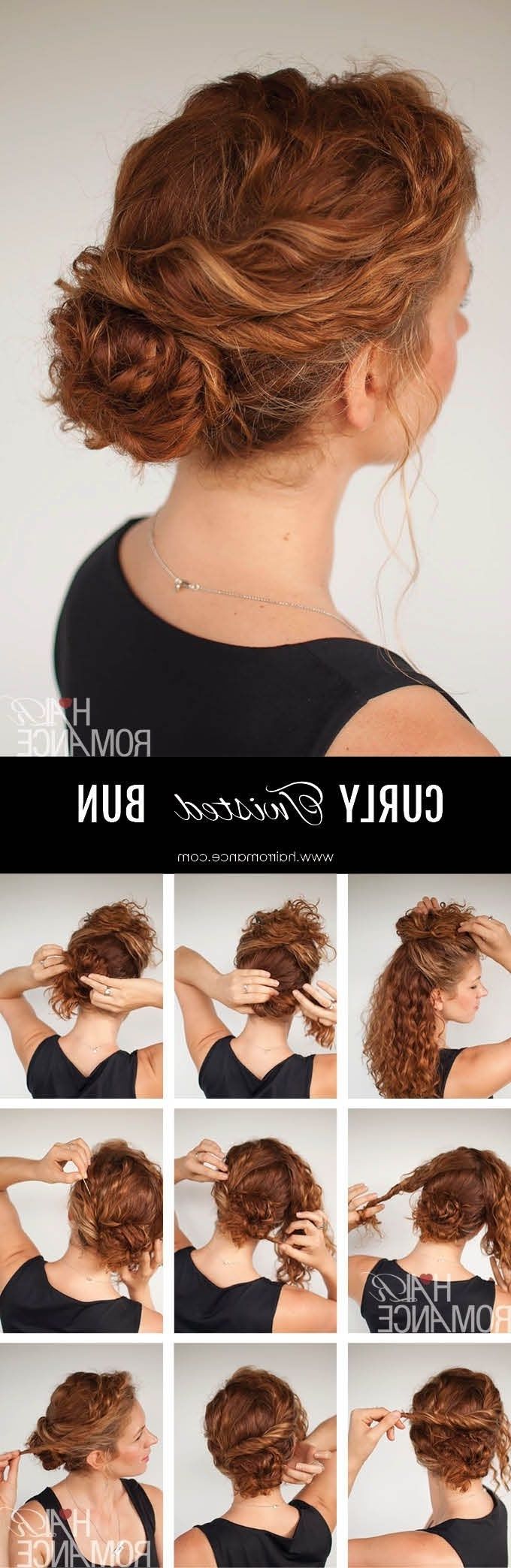 Find An Everyday Easy Updo For Faster Styling | Hair Romance Curly With Casual Updos For Curly Hair (View 6 of 15)