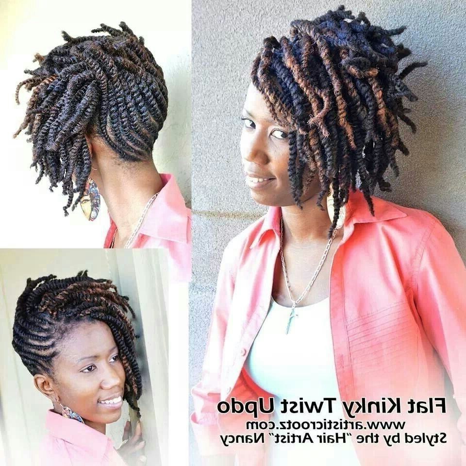 Flat Kinky Twist Updo | Hair How To's | Pinterest | Updo, Natural Inside Hair Twist Updo Hairstyles (View 9 of 15)