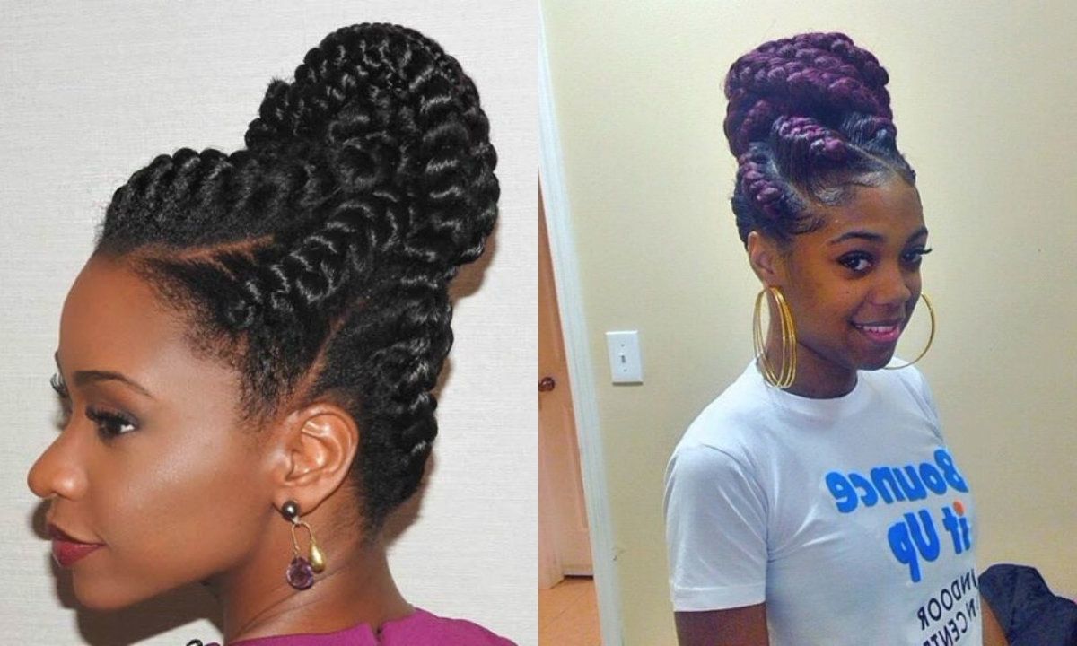 Goddess Braids Updo Hairstyles | Fade Haircut Intended For Goddess Updo Hairstyles (Gallery 10 of 15)