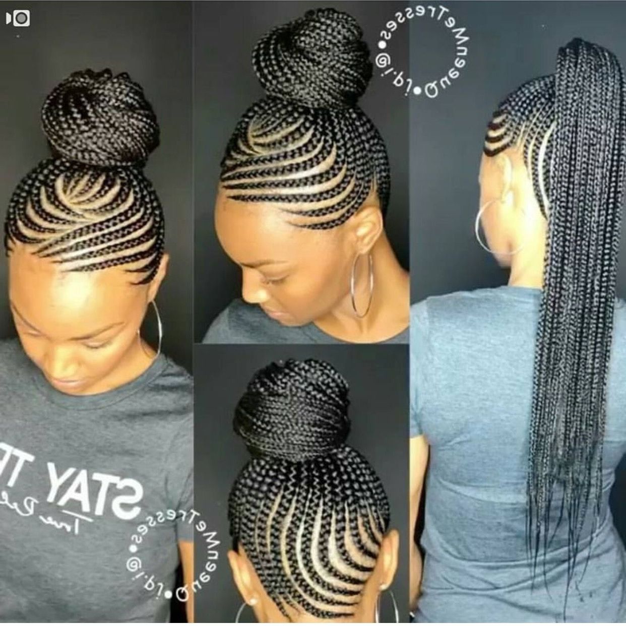 Hair Straightener Brush, Magictec Ceramic Heating Straightening With African Braids Updo Hairstyles (View 12 of 15)