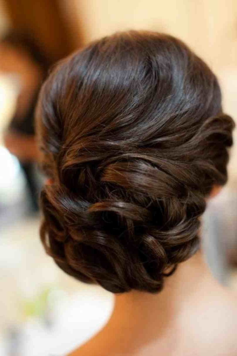 Hair Updos Naturally Curly Low Bun Updo Pinterest Naturally Wedding Inside Low Bun Updo Hairstyles For Wedding (View 11 of 15)