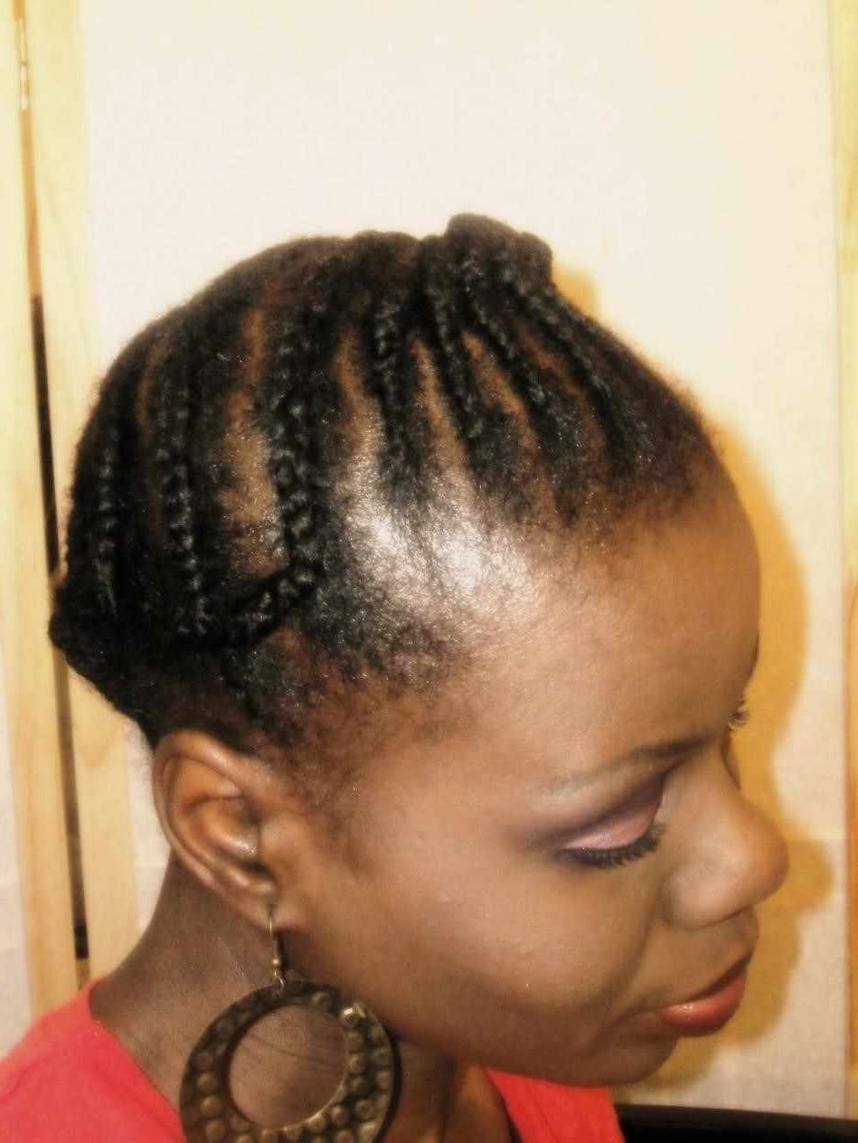Hairstyles Natural Hair Cornrows Hairstyles Cornrow Updos Black With African Cornrows Updo Hairstyles (View 13 of 15)