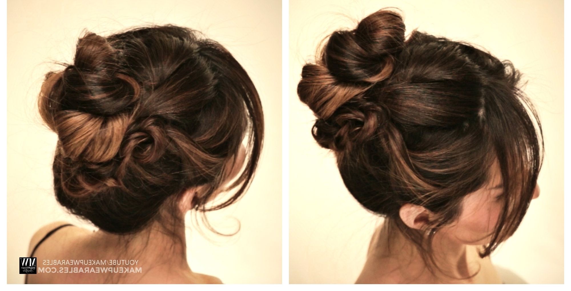 How To: 5 Amazingly Cute + Easy Hairstyles With A Simple Twist Pertaining To Everyday Updo Hairstyles For Long Hair (View 6 of 15)