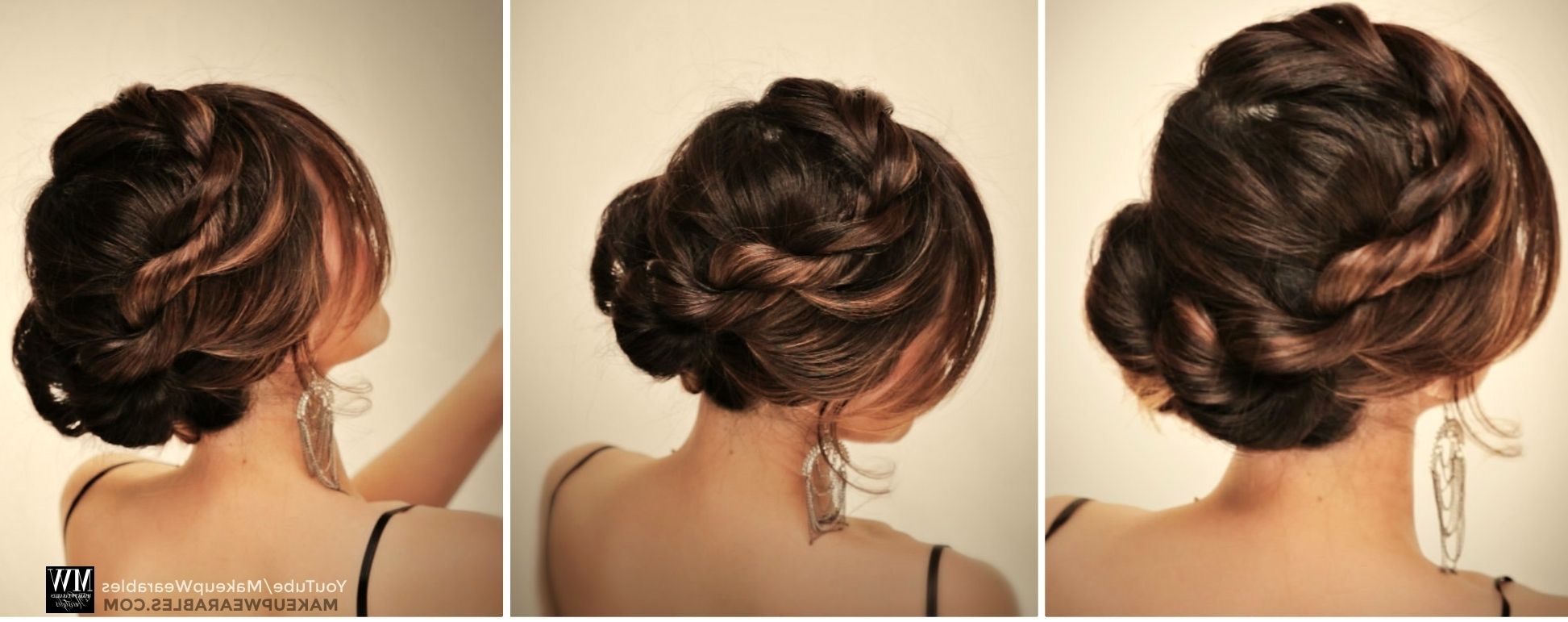 How To: 5 Amazingly Cute + Easy Hairstyles With A Simple Twist Pertaining To Pretty Updo Hairstyles For Long Hair (View 4 of 15)