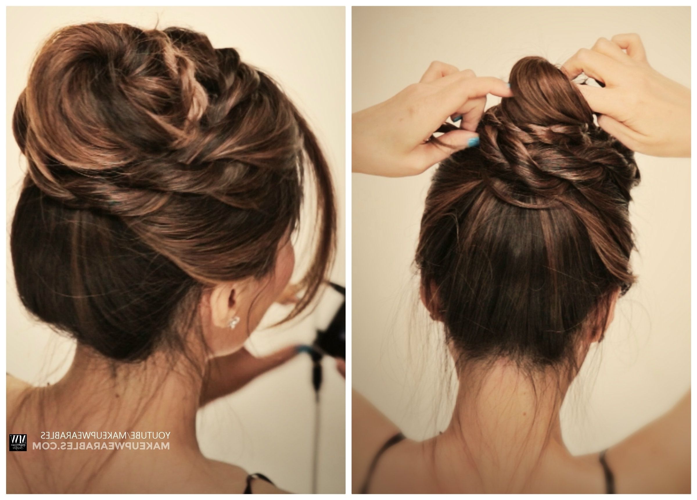 How To: 5 Amazingly Cute + Easy Hairstyles With A Simple Twist With Regard To Easy Hair Updos For Long Hair (View 9 of 15)