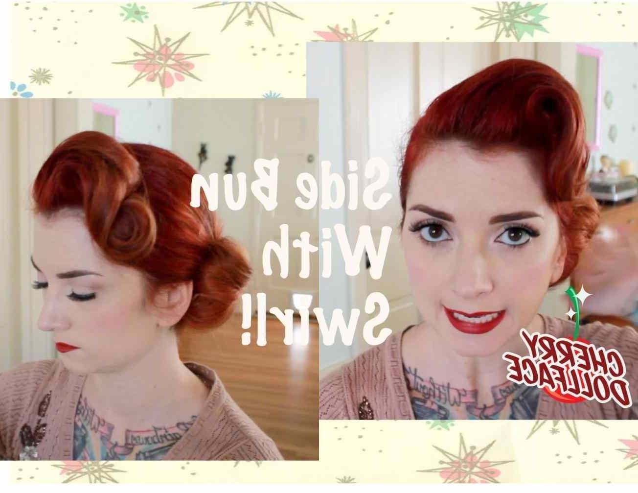 Know Your Eras How To Retro Inspired Snood Updo Hairstyle Us How With 50s Hairstyles Updos (View 11 of 15)